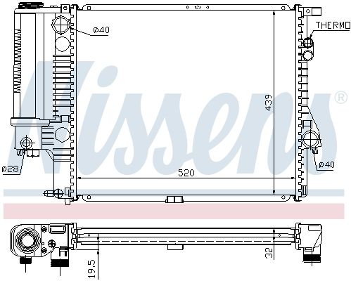 Radiator, engine cooling-4