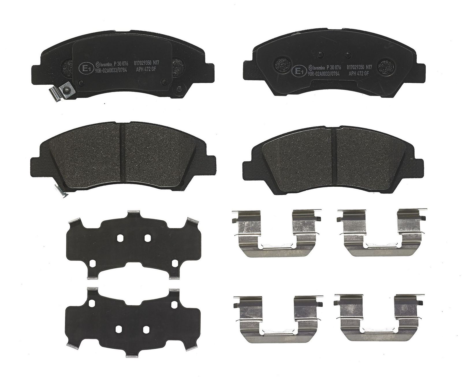 BREMBO P 30 076 Brake pad set, disc brake