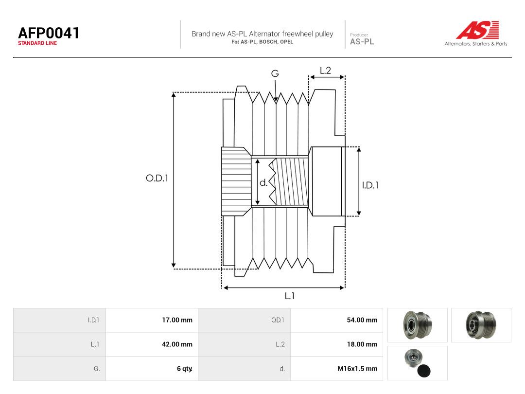 Alternator Freewheel Clutch-3