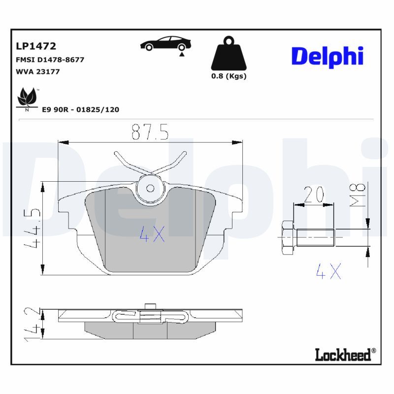 Brake Pad Set, disc brake