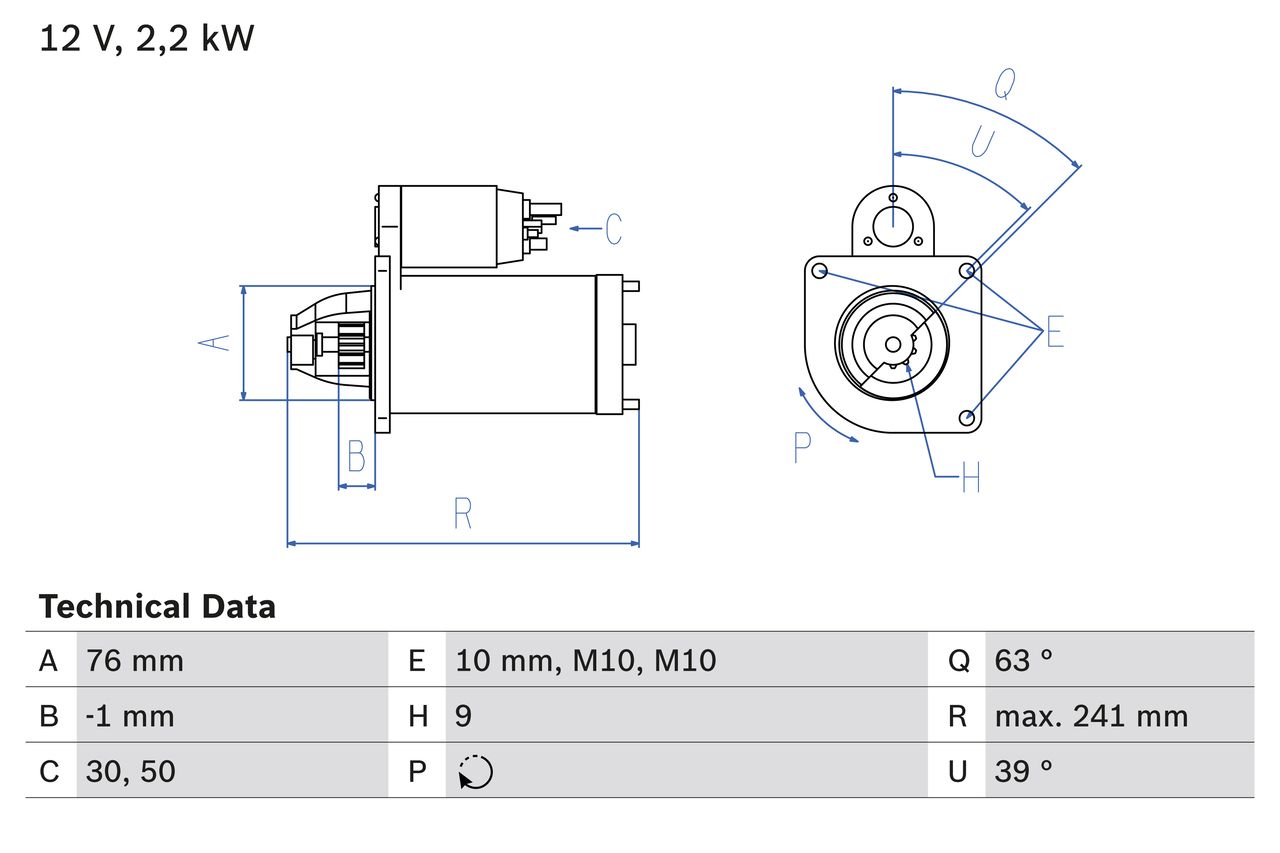 BOSCH 0 986 021 620 Starter