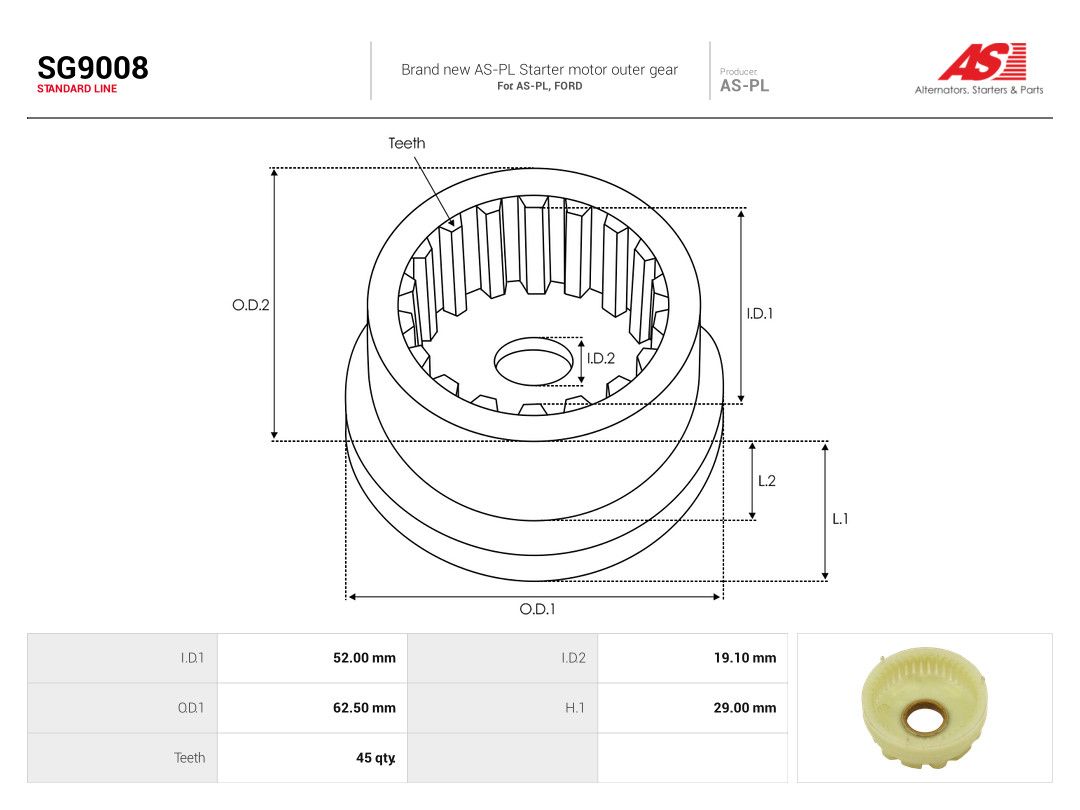 Repair Kit, starter-1