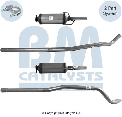 BM CATALYSTS BM11020 Soot/particulate filter, exhaust system