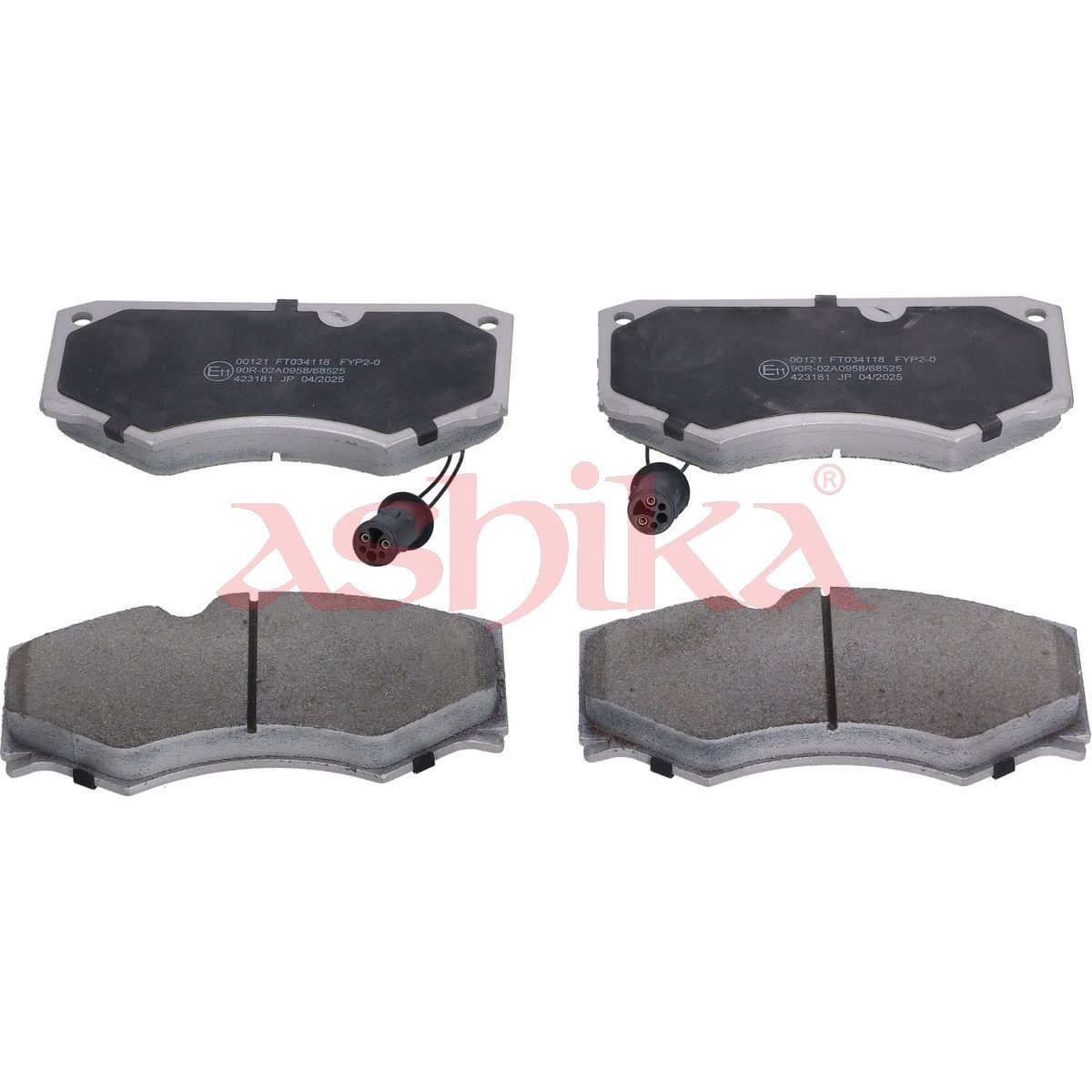 ASHIKA 50-00-00121 Brake pad set, disc brake