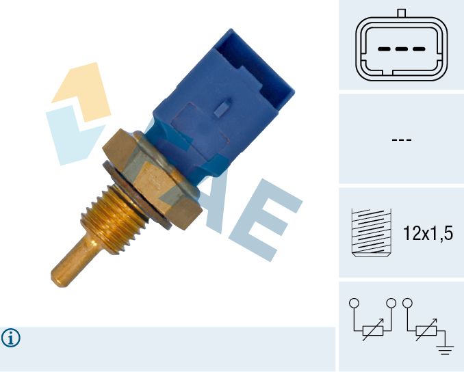 Sensor, coolant temperature