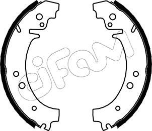 CIFAM 153-060 Brake shoe set