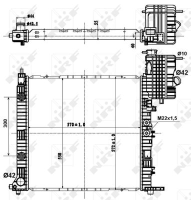 Radiator, engine cooling-4