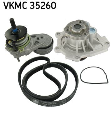 SKF VERTEVO VKMC 35260 Water pump + v-ribbed belt kit