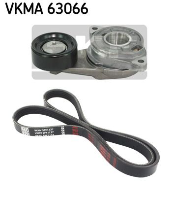 SKF VERTEVO VKMA 63066 V-ribbed belt set
