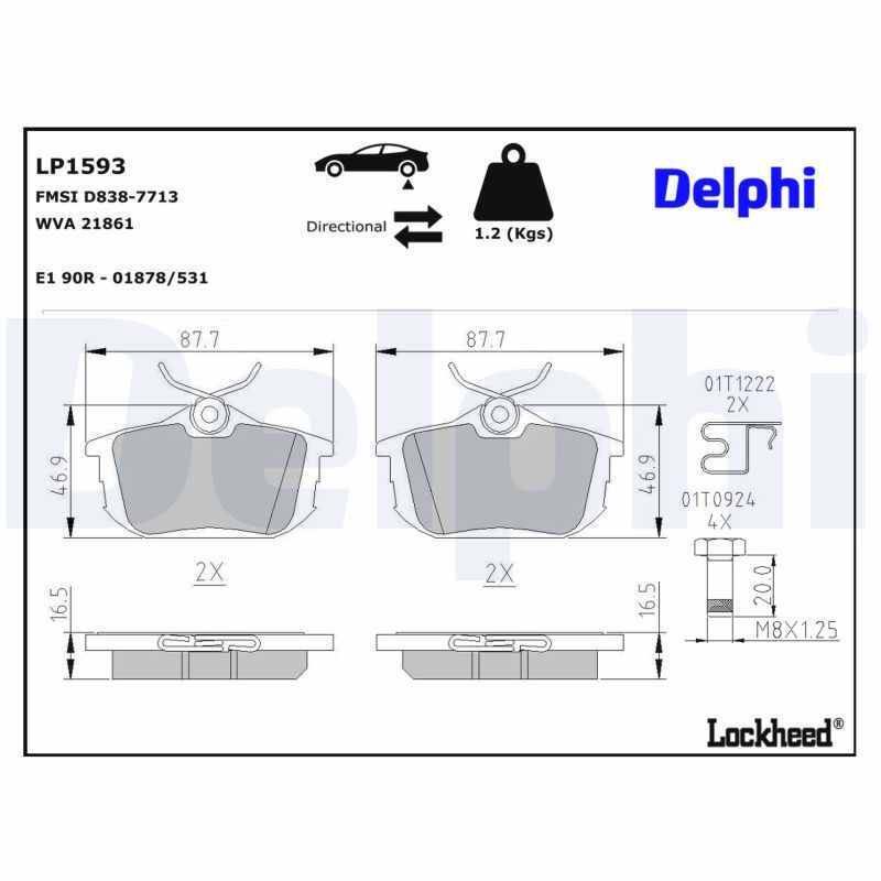 Brake Pad Set, disc brake-2