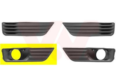 VAN WEZEL 1863594 Ventilation grille, bumper