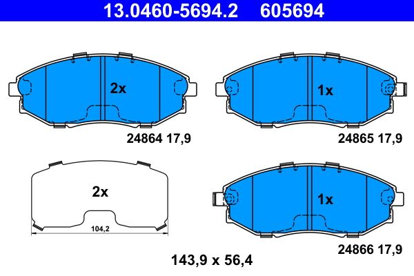 Brake Pad Set, disc brake