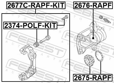 Piston, brake caliper-1
