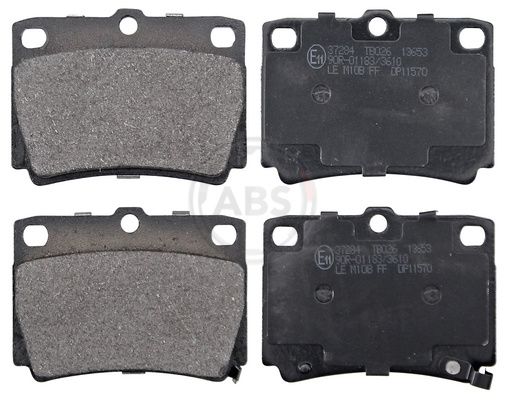 A.B.S. 37284 Brake pad set, disc brake