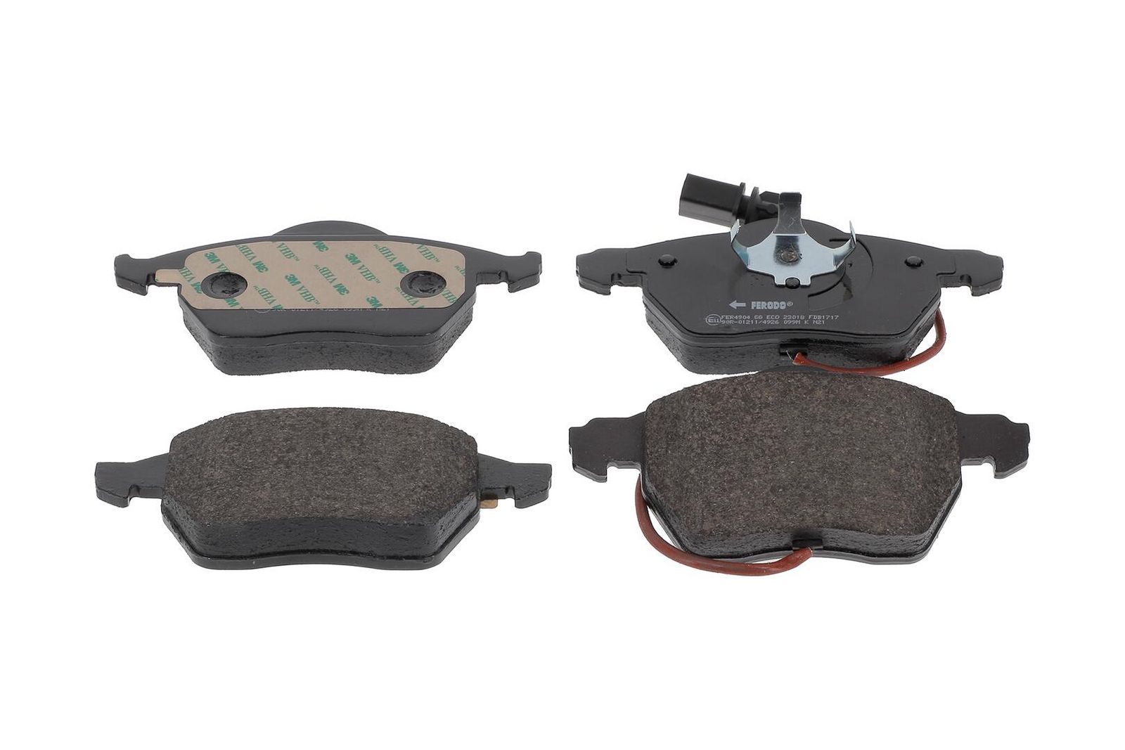 FERODO FDB1717 Brake pad set, disc brake