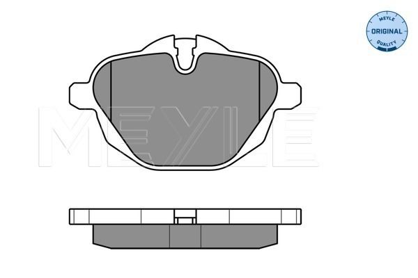 MEYLE 025 245 6118 Brake pad set, disc brake