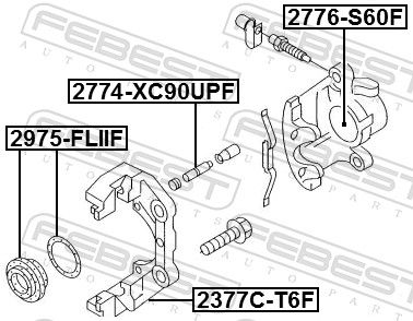 Brake Caliper Bracket Set-1