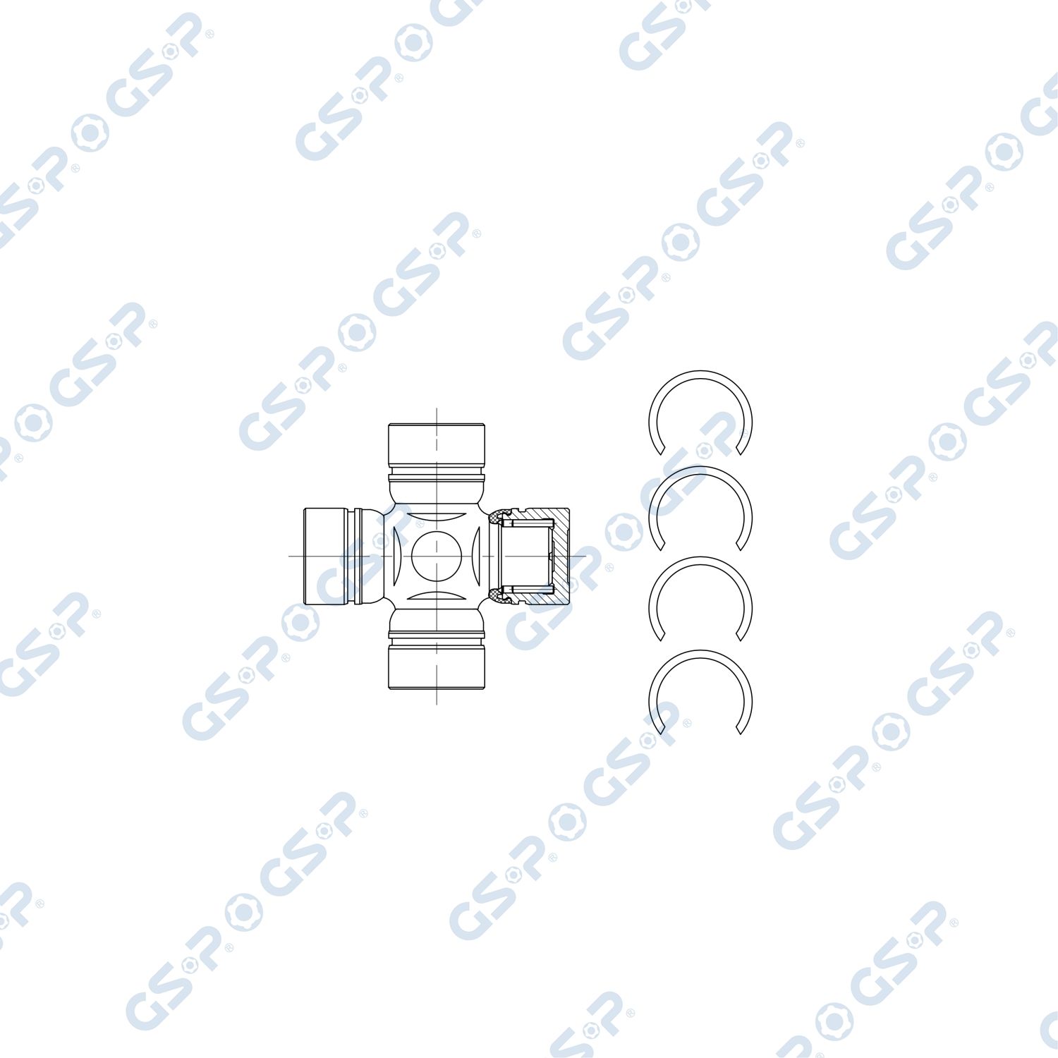 GSP UJ900234 Joint, propshaft