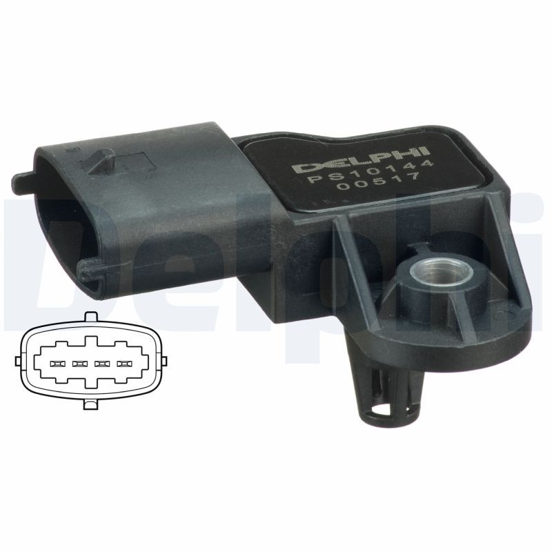 DELPHI PS10144 Sensor, boost pressure