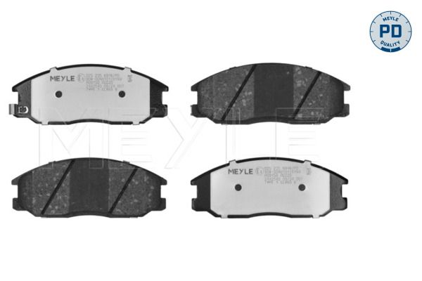 MEYLE 025 235 6916/PD Stabdžių trinkelių rinkinys, diskinis stabdys