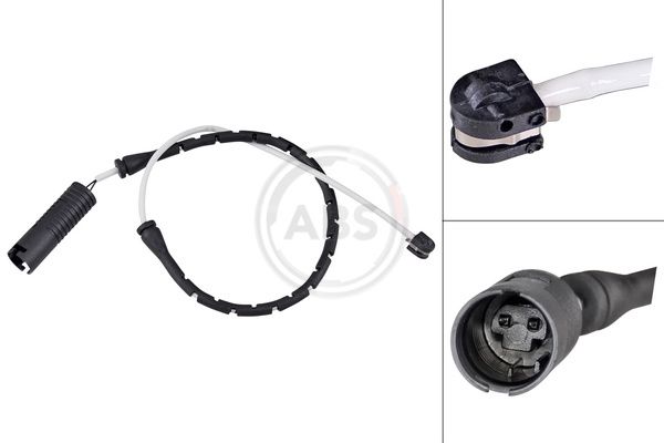 įspėjimo kontaktas, stabdžių trinkelių susidėvėjimas