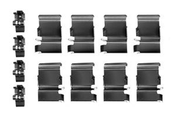 TRW PFK374 Priedų komplektas, diskinių stabdžių trinkelės