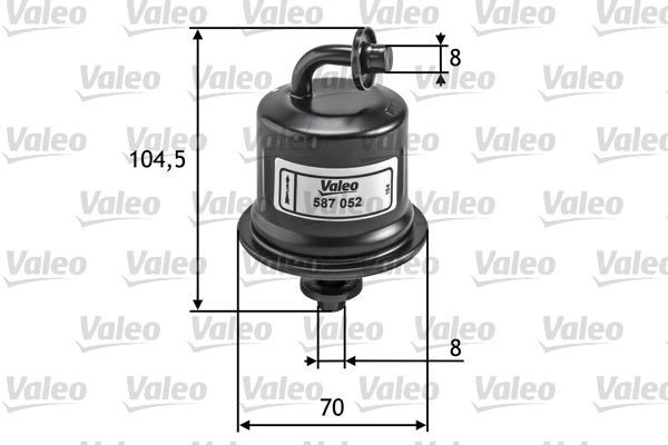 VALEO 587052 Kuro filtras