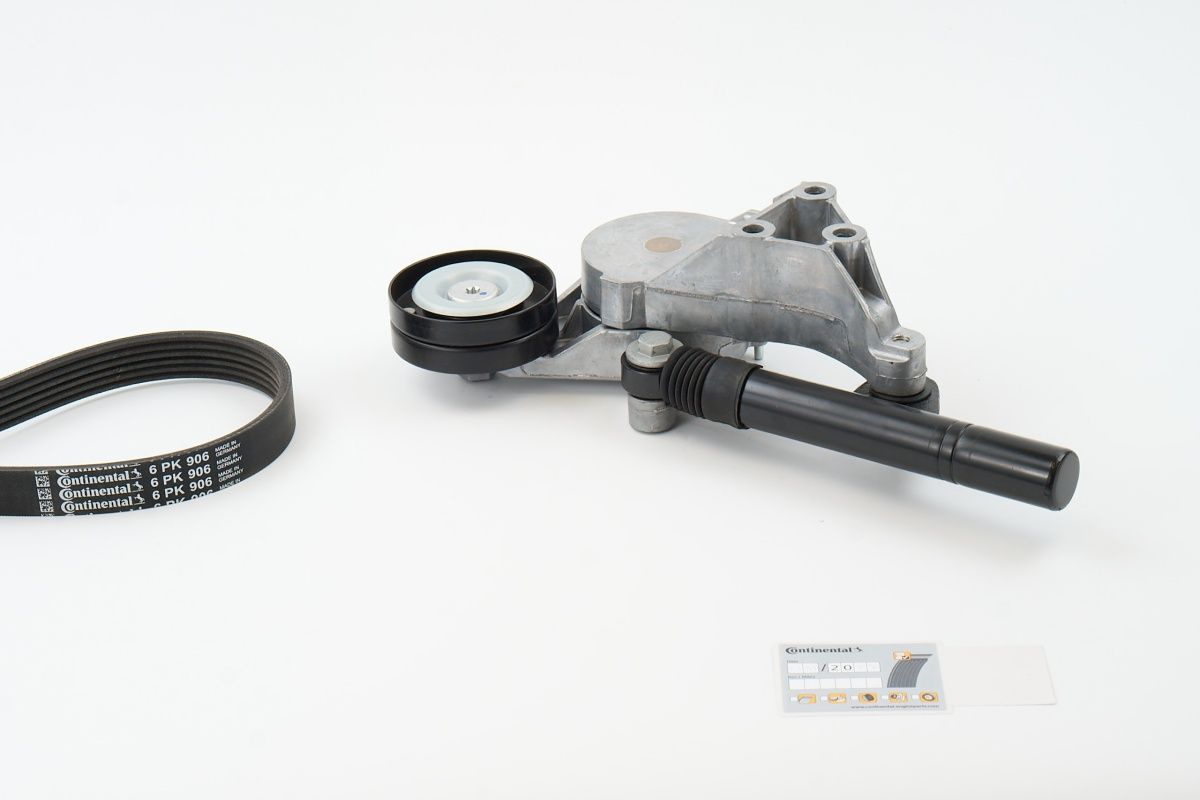 V formos rumbuotas diržas, komplektas