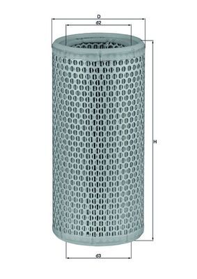 KNECHT LX 502 Oro filtras