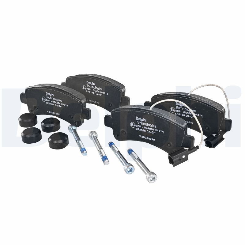DELPHI LP3185 Brake pad set, disc brake