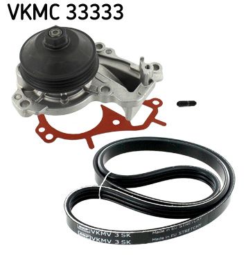SKF VERTEVO VKMC 33333 Water pump + v-ribbed belt kit