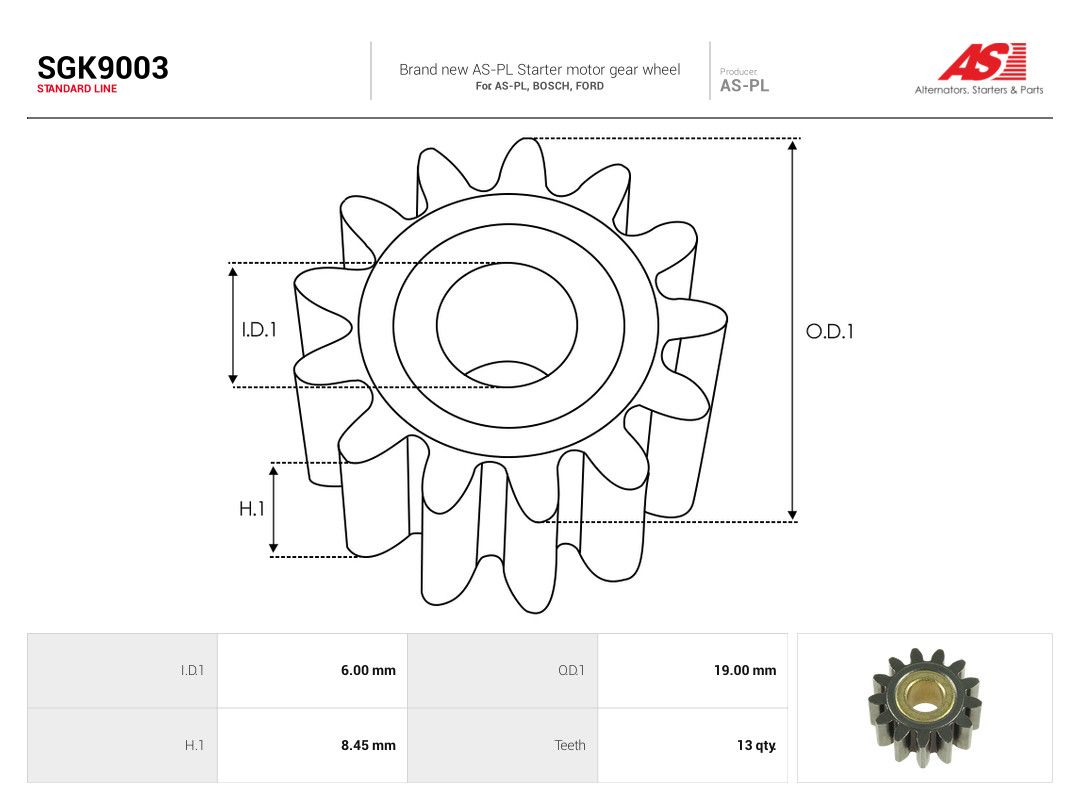 Repair Kit, starter-1