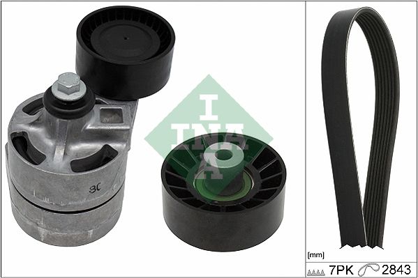 SCHAEFFLER INA 529 0364 10 V-ribbed belt set