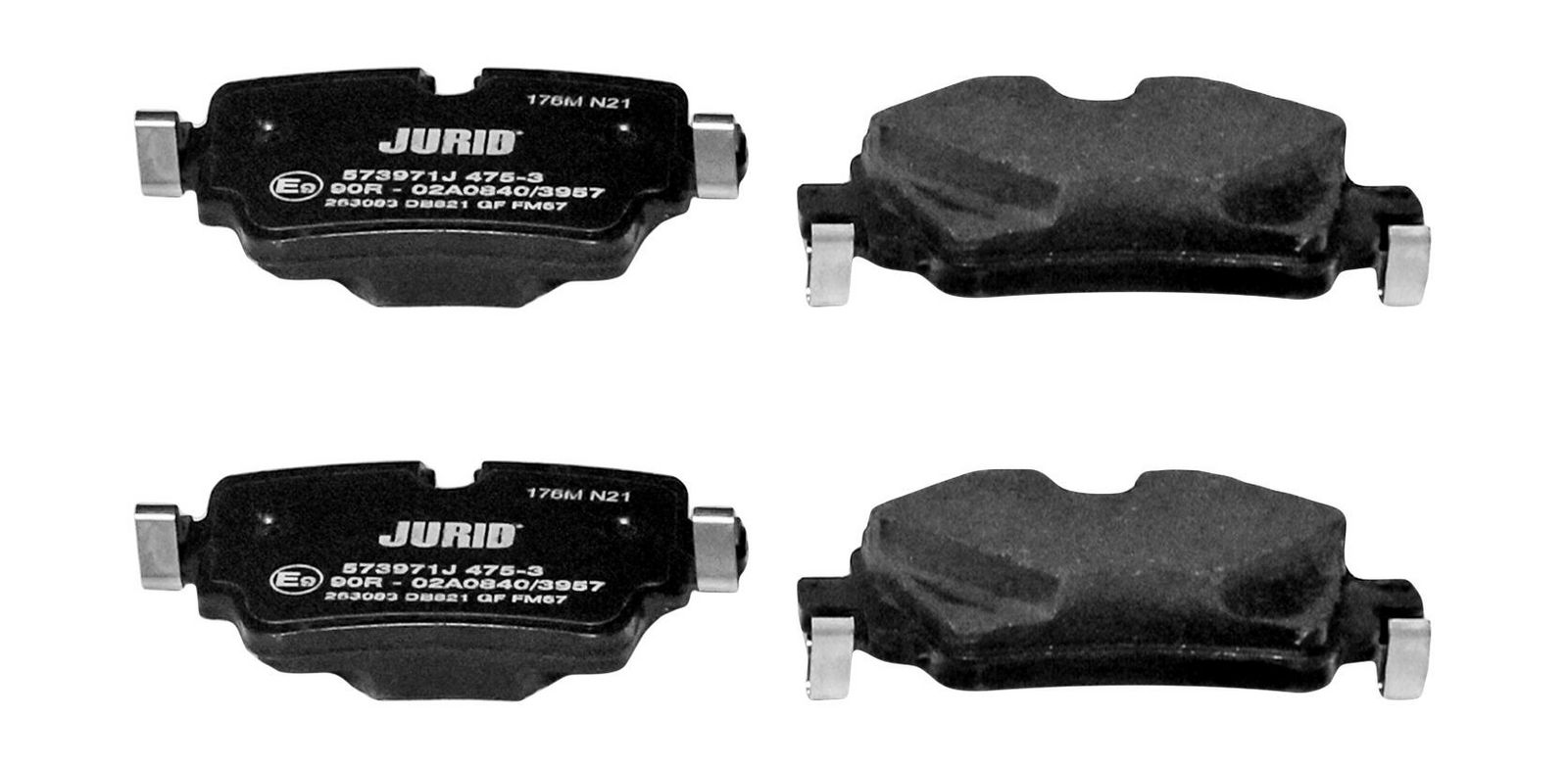 JURID 573971J Brake pad set, disc brake