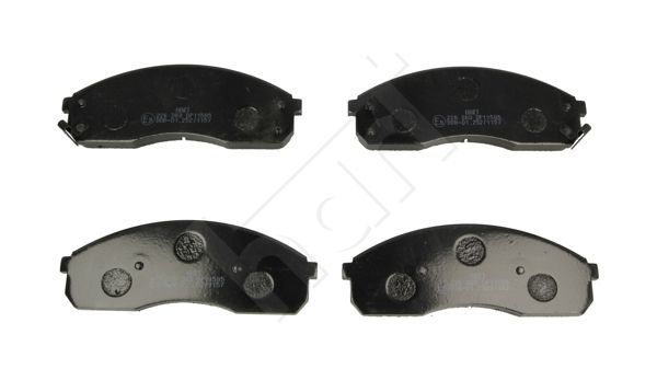 HART 226 363 Stabdžių trinkelių rinkinys, diskinis stabdys