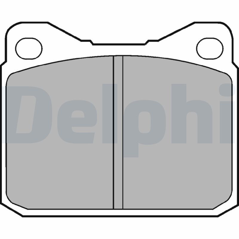 DELPHI LP84 Brake pad set, disc brake