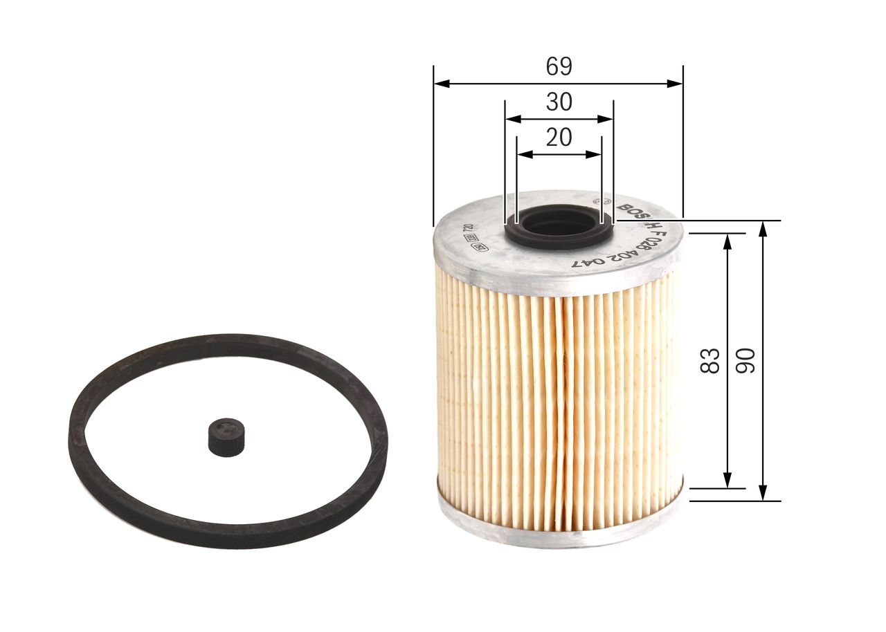 BOSCH F 026 402 047 Fuel filter