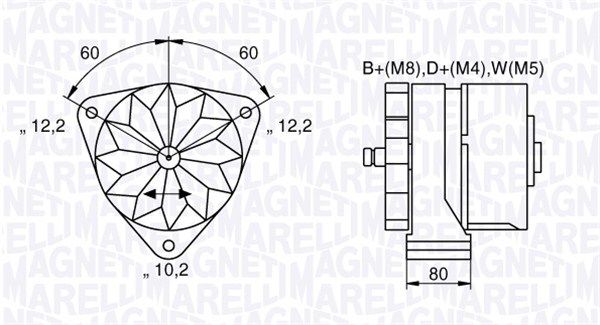 MAGNETI MARELLI 063534699820 Alternator