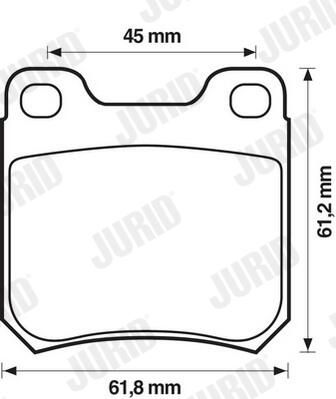 Brake Pad Set, disc brake-1