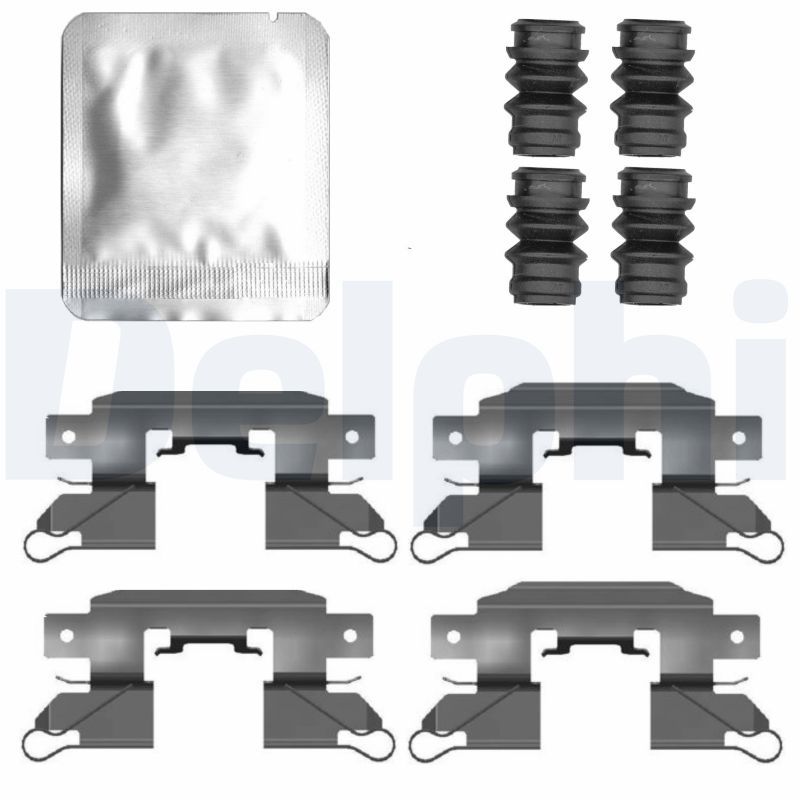 DELPHI LX0802 Accessory kit, disc brake pad