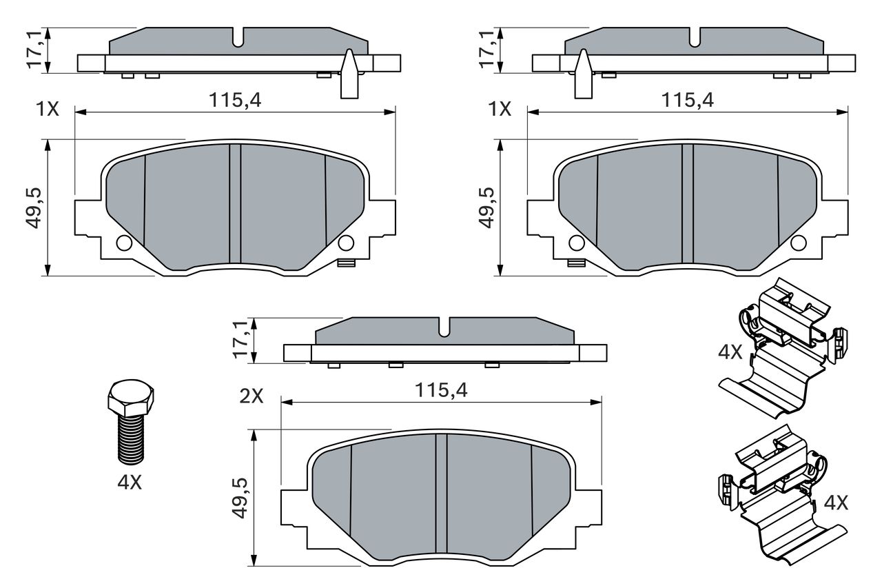 Brake Pad Set, disc brake-6