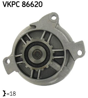 SKF VERTEVO VKPC 86620 Water pump, engine cooling