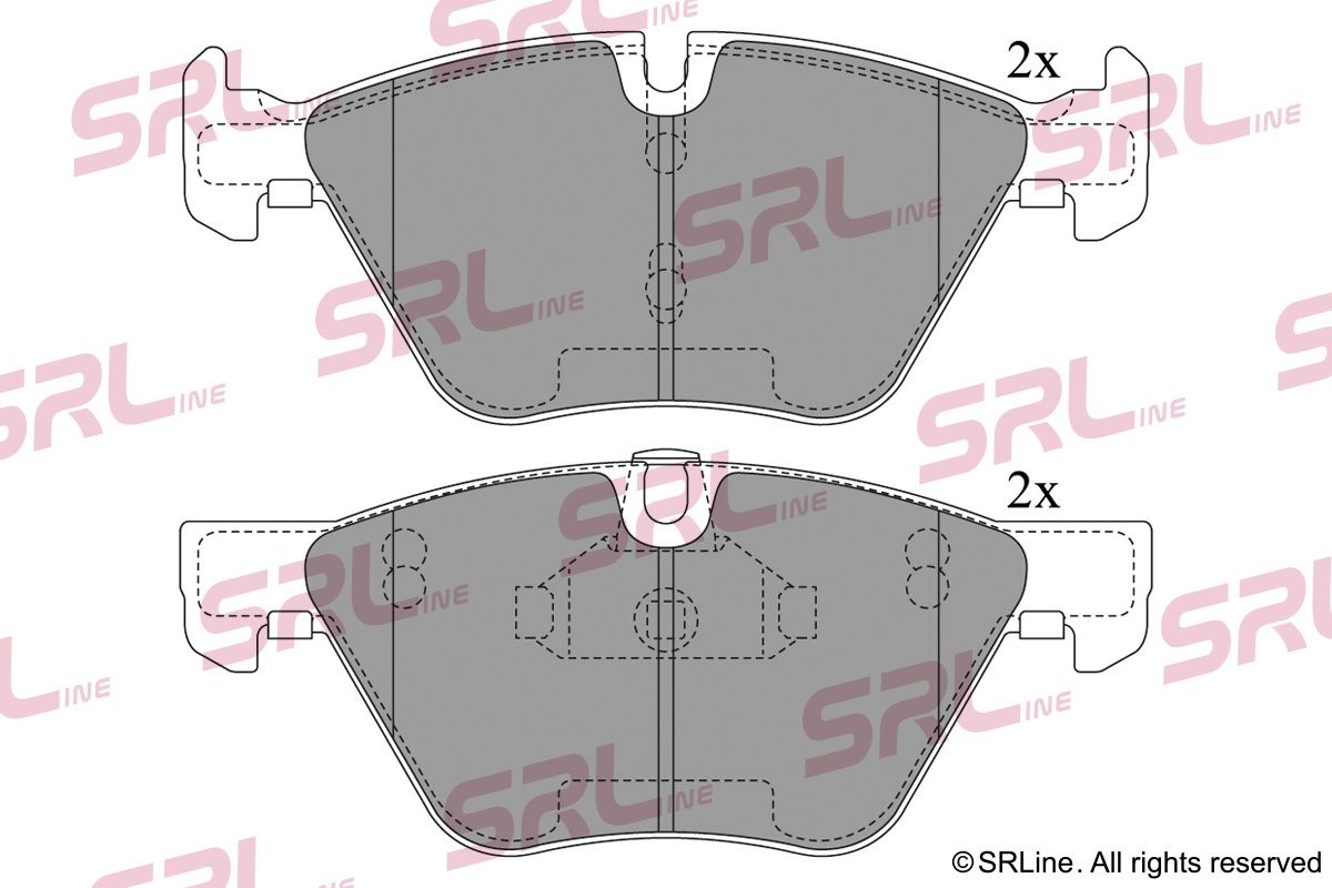 SRLINE S70-0266 Brake pad set, disc brake