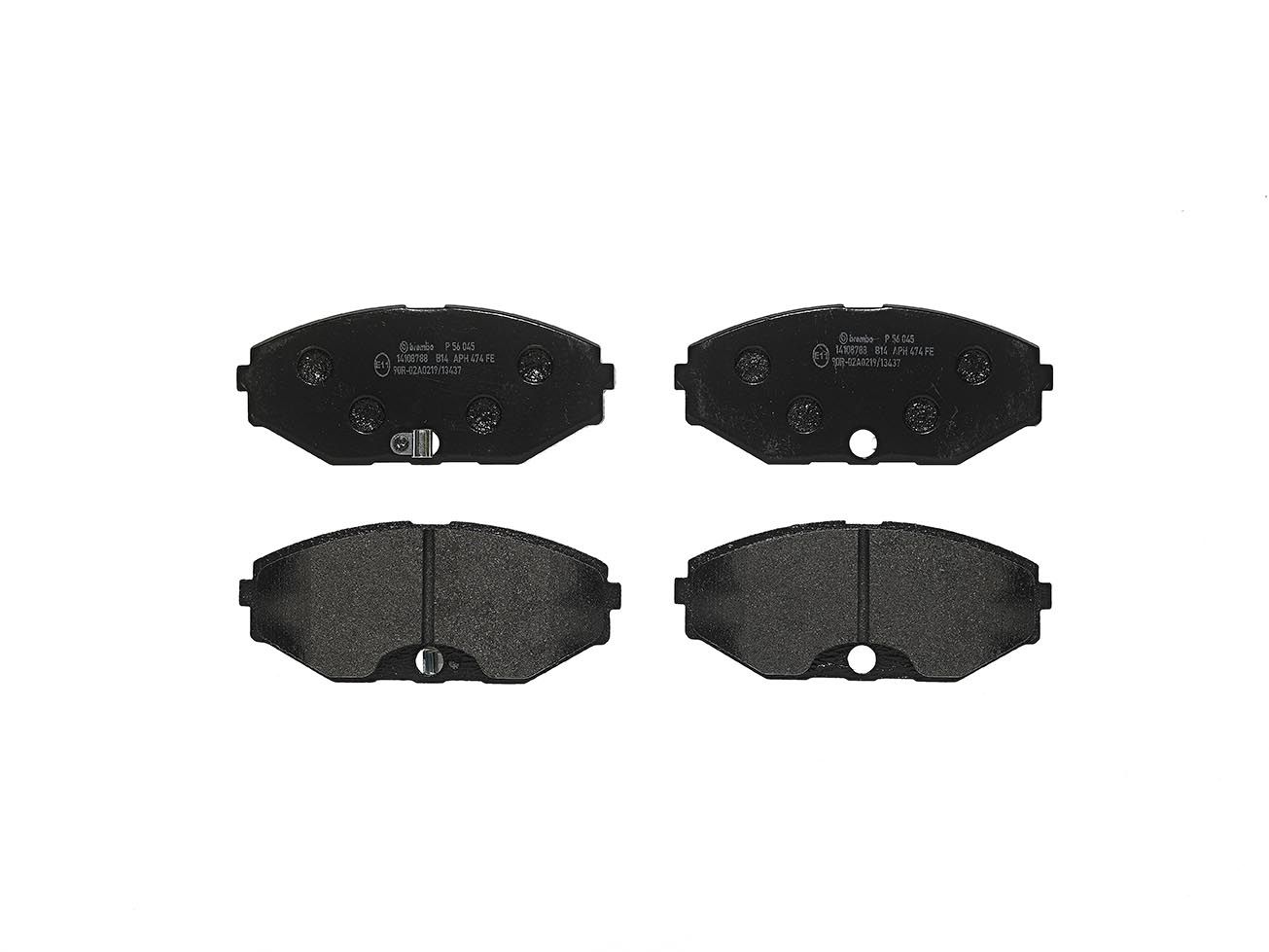 BREMBO P 56 045 Brake pad set, disc brake