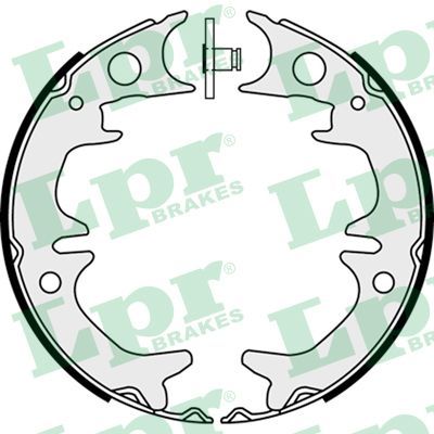 LPR 08380 Brake shoe set, parking brake