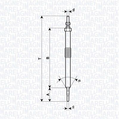 MAGNETI MARELLI 062900139304 Glow plug
