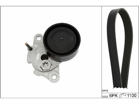 SCHAEFFLER INA 529 0085 10 V-ribbed belt set