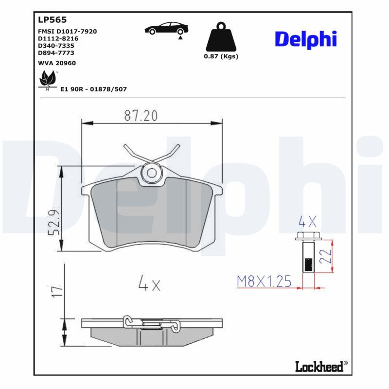 Brake Pad Set, disc brake-3