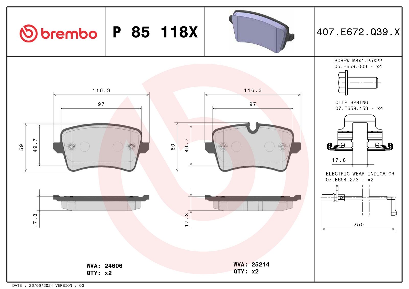 Brake Pad Set, disc brake-3