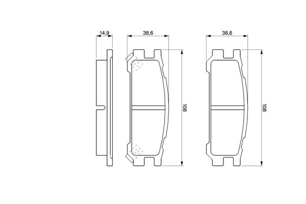Brake Pad Set, disc brake-5